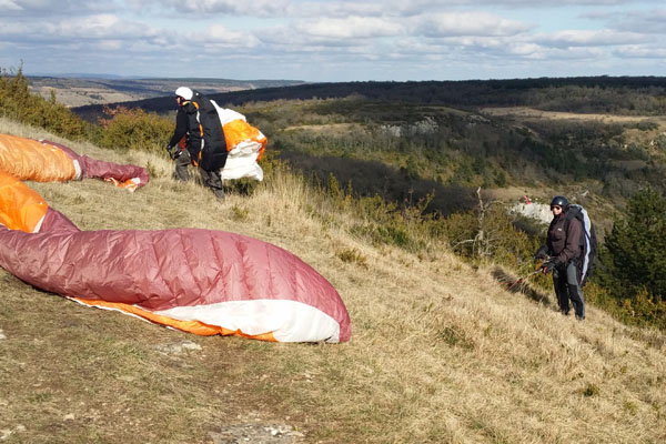 Parapentr site des trois croix